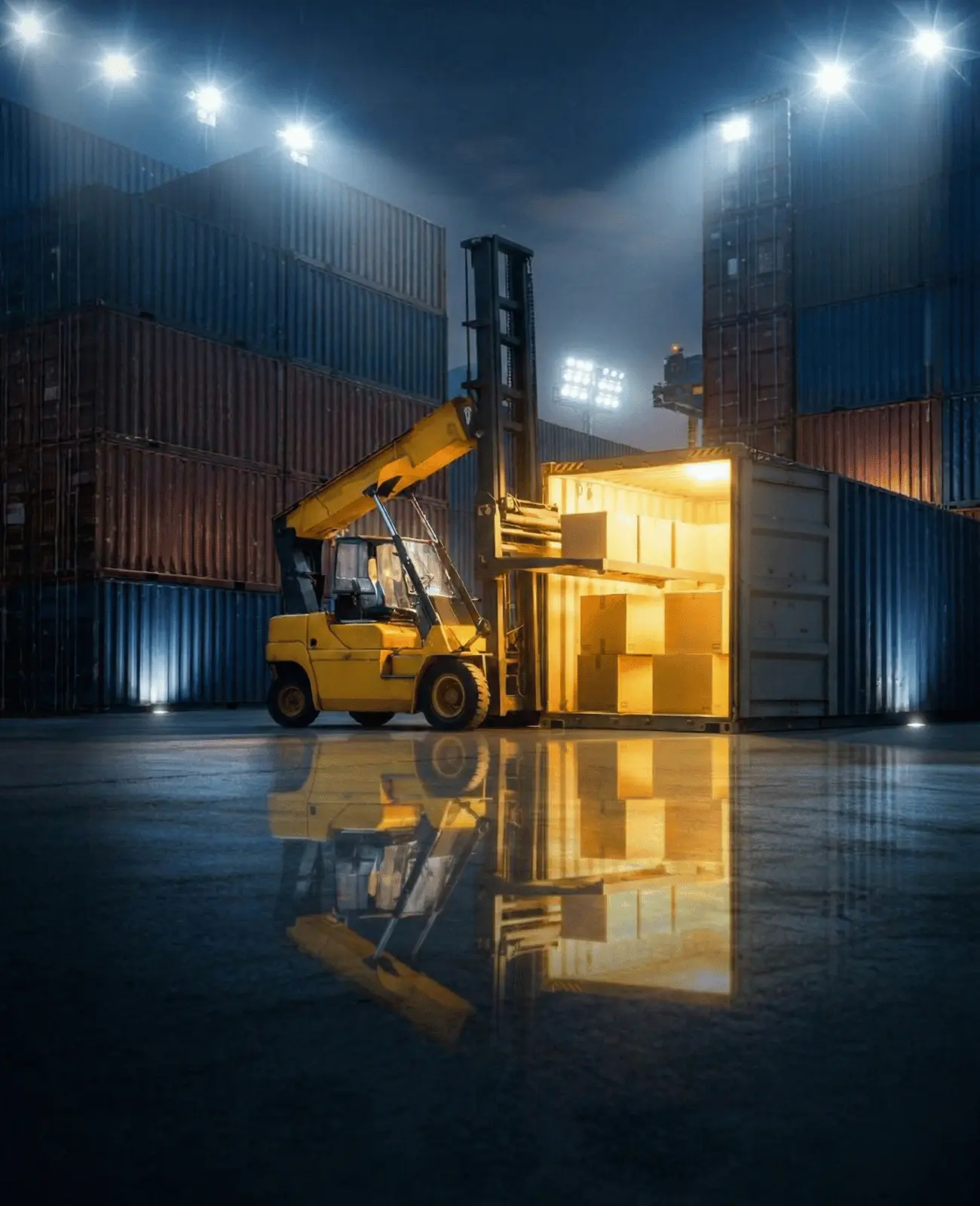 SKYLINE GLOBAL Transport — Beleuchtet